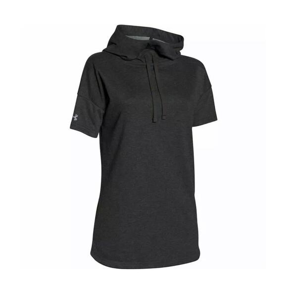 Under Armour ColdGear Womens Size Medium Short Sleeve Hoodie New Fast Ship - Picture 3 of 10